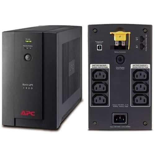 APC Back-UPS 1400VA, 230V, AVR, IEC Sockets